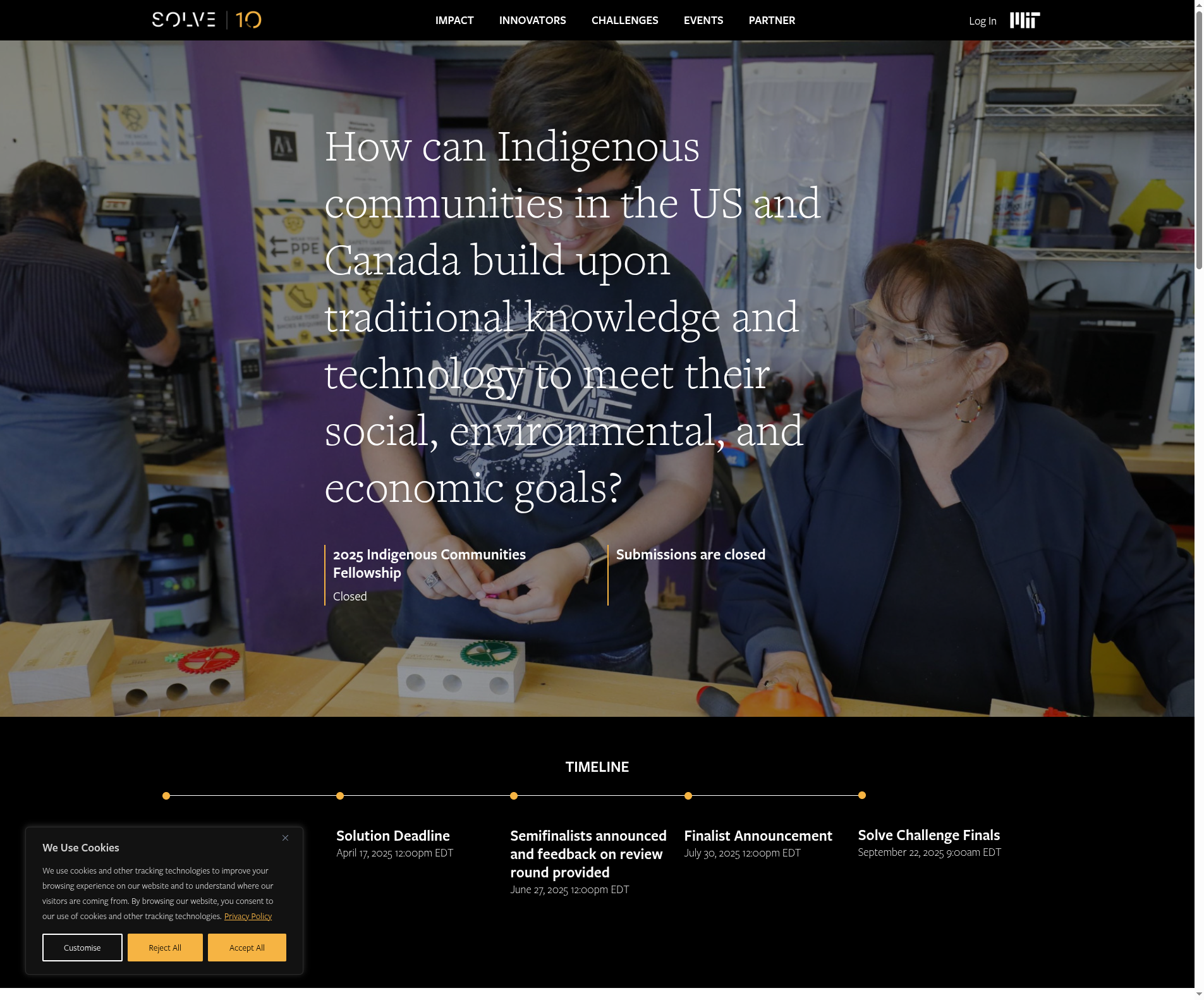MIT Solve Indigenous Communities Fellowship